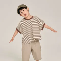 半袖Tシャツ BIGシルエット 子供服 キッズ 子供 男の子 女の子 トップス 半袖Tシャツ Tシャツ 韓国 子供服 男の子 保育園着 キッズファッション 韓国changguo26