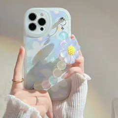 スマホケース 透明 チェーン 韓国風 クリア iPhone14 Pro/Pro Max/Plus ケース 花柄 フラワー おしゃれ 可愛い ソフトカバー チェーン付き アイフォン14ケース