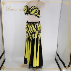 ベリーダンス衣装 ゴールド×ビジュ Designed by Eman Zaki
