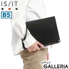 IS/IT クラッチバッグ メンズ 結婚式 イズイット バッグ ブランド 手持ち B5 ショルダー 斜め掛け セカンドバッグ 2WAY ハンソン 935112 クロ