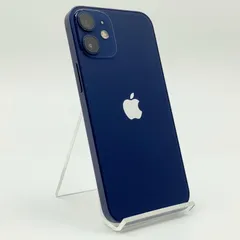【全額返金保証】【最速発送】Apple iPhone 12 mini 64GB ブルー au 白ロム 動作確認済 76%