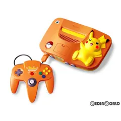(本体)ピカチュウ NINTENDO64(ニンテンドウ64/ニンテンドー64) オレンジ&イエロー(NUS-101) 任天堂