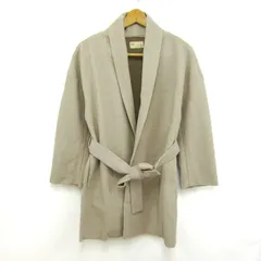 ナノユニバース ガウンコート LB.04 アウター レディース Fサイズ ベージュ系 nano universe 【中古】