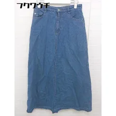 ◇ NATURAL BEAUTY BASIC ロング ナロー スカート サイズS インディゴ レディース 【中古】 【1105110015315】