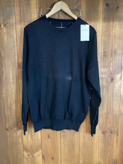 U68 uniform experiment 20SS BACK GRAPH CHECK CREW NECK KNIT