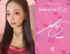 【中古】コレクションカード(女性) TWICE/ツウィ/裏面印刷サイン入り/CD「The 3rd Full ALBUM Formula of Love：O+T=＜3」封入特典フォトカード