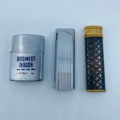 【ジャンク】 ガスライター　Maruman DL-31 SONIA SR-200 オイルライター　BUSINESS WAGON