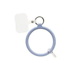 [ハミィ] iFace Reflection Silicone ブレスレットストラップ (ペールブルー)【各種スマートフォン対応 ハンドストラップ スマホ 携帯ストラップ シリコン ストラップ リストストラップ 落下防止 おしゃれ 】