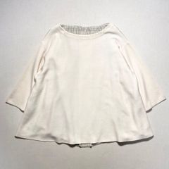 中川政七商店 布ぬのバスクシャツ からみ織り エルボーパッチ 完売品