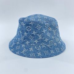 Louis Vuitton ルイヴィトン デニム バケットハット モノグラム - メルカリ
