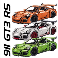 レゴ　互換　テクニック ポルシェ 911 GT3 RS　ホワイト
