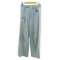 adidas アディダス DENIM ZIP PANT サイズ28 adidas アディダス DENIM ZIP PANTジップデニム
