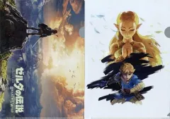 【中古】クリアファイル ゼルダの伝説 ブレス オブ ザ ワイルド A4クリアファイル(2枚セット) ステーショナリーコレクション 「一番くじ ゼルダの伝説 ティアーズ オブ ザ キングダム」 E賞