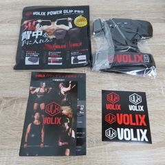 未開封品 VOLIX POWER GLIP PRO ヴォリックス パワーグリップ プロ ブラック/レッド 小さめサイズ