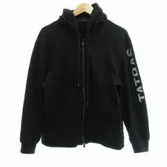 極美品 16SS⭐️TATRAS ジップアップパーカー 切り替え ロゴワッペン TATRAS タトラス ジップアップパーカー ロゴ金具 ロゴワッペン