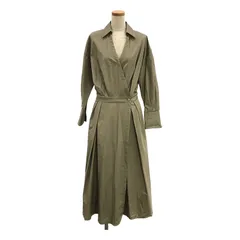 【美品】  1er Arrondissement / プルミエアロンディスモン | タイプライター カシュクール ワンピース | 1 | ベージュ | レディース