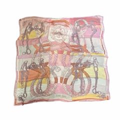 HERMES エルメス 大判 シルク スカーフ カレ140 カレジュアン