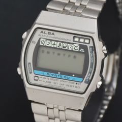 新品電池 セイコー アルバ ALBA SPORTS50 デジタル メンズ腕時計 