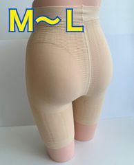 NANOMIX ウェーブガードル  ベージュ  Ｍ～Ｌ