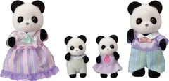 【新品】エポック社 シルバニアファミリー FS 39 シルバニア 人形 パンダファミリー STマーク認証 3歳 おもちゃ ドールハウス Sylvanianのサムネイル