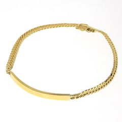 喜平ブレスレット K18 18金 六面ダブル（12.2ｇ-20cm） 中留（中折れ） 6面ダブル キヘイ