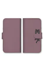 iPhoneX iPhoneXS ケース 手帳型 アイフォンX アイフォンXS スマホケース 携帯ケース 猫 ネコ ねこちゃん 黒猫 イラスト かわいい 可愛い おしゃれ カラー03