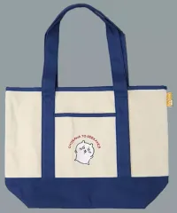 【中古】雑貨 ちいかわ/ハチワレ 刺繍なキャンバストートバッグ 「ちいかわ なんか小さくてかわいいやつ」