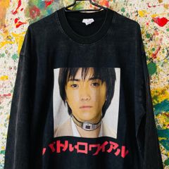 バトルロワイアル メンズ ロンT 長袖 秋 冬 L XL リプリント バトロワ  藤原竜也 前田亜季 山本太郎 栗山千明 塚本高史 宮村優子 柴咲コウ