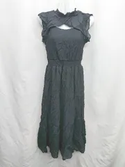 ◇ ⊂ GRL グレイル 膝下丈 ワンピース サイズS ブラック系 レディース E  【1410290027875】