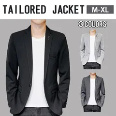 【在庫限り】メンズ ストライプ テーラードジャケット ブレザー 細身スーツ 秋冬