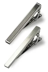 二次会 卒業式 入学式 冠婚葬祭 パーティー 礼服 喪服 結婚式 スーツ [Vita ビジネス 誕生日や父の日のプレゼントにも 【どんなネクタイにも合う真鍮製2本セット】 ブランド Natur] おしゃれ タイピン ネクタイピン