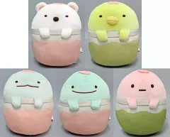 【中古】ぬいぐるみ 全5種セット ほっこりさくら茶ぬいぐるみBIG 「すみっコぐらし」