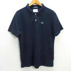 s■アーバンリサーチ/URBAN RESEARCH Sonny Label ワンポイント刺繍 鹿の子地ポロシャツ【L】紺/MENS/32【中古】