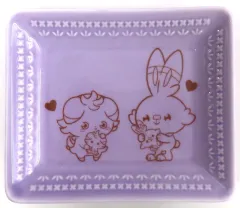 【中古】皿・ボウル ヒバニー＆ニャスパー レースプレート 「一番くじ ポケピース ～“PEACE”なおさいほうのひととき～」 F賞