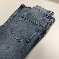 ZARA W26L26 ストレートデニム ライトブルー レディースS