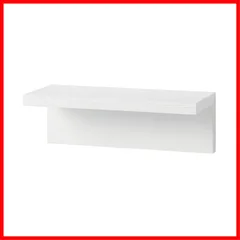 【人気商品】オーク材突板 ライトグレー 壁に付けられる家具棚 幅30×奥行12×高さ10cm 無印良品 12939870