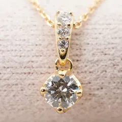 ヴァンドーム青山 K18 ダイヤ ネックレス 0.165ct/24-4367