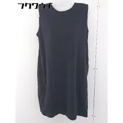 ◇ DES PRES デ プレ バックジップ ノースリーブ 膝丈 ワンピース サイズ36 ネイビー レディース  【中古】 【1109090018878】のサムネイル