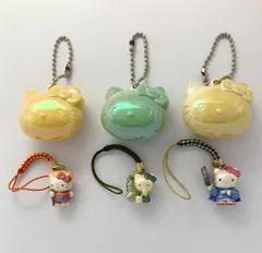 【まとめ売り】 ハローキティ コレクターズマスコット ストラップ 3点セット