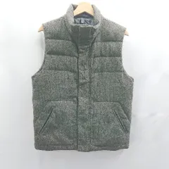 ◇ ⊇ GAP ギャップ ノースリーブ ダウンベスト サイズXXS ブラック ベージュ系 メンズ E  【1504240013848】