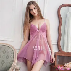 セクシー ランジェリー ベビードール 大きいサイズ Lサイズ シースルー キャミソール スリップ ワンピース セクシー下着 可愛い ルームウェア 部屋着 前あき レース セクシー下着 エロ下着 エロい 下着 セクシーランジェリー z1604