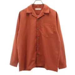 relume レリューム 長袖 ジャーナルスタンダード オープンカラーシャツ L テラコッタ メンズ 古着