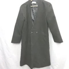 ◇ ⊇ select MOCA セレクト モカ 無地 長袖 ロングコート サイズM ブラック系 レディース E  【1505130002546】