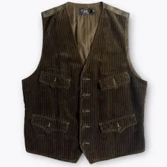 RRL ブラウン コットン ベスト RRL ブラウン コットン ベスト