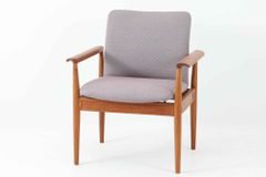 Finn juhl（フィンユール） Diplomatチェア チーク材 France & Son（フランス＆サン）製 デンマーク製 北欧ビンテージ家具/DK18129