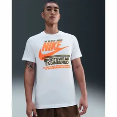 ナイキ 半袖 Tシャツ メンズ NIKE NSW 6MO フューチュラ S/S Tシャツ｜ロゴT プリントT トレーニング  ランニング  スポーツウェア 男性 メンズTシャツ 半そで 半袖シャツ スポーツ 白 スポカジ メンズウエア/HQ9158-100