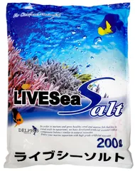 LIVE Sea Salt 200L×3袋 ライブシーソルト LIVE Sea Salt 200g×3袋 DELPHIS