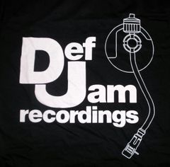 Def Jam Tシャツ デフ ジャム レコーディングス LOGO & STYLUS 黒 正規品