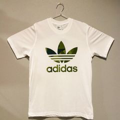 【並行輸入品】adidas ショートスリーブTシャツ CAMO INFILL TEE ホワイト×カモ WHITE×CAMO 白 迷彩 半袖 アディダスオリジナルス トレフォイル