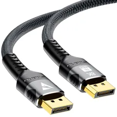 32.4Gbps ハイスピード DP 4K@144Hz to 8K@60HZ DPケーブル ゲーミング 1.4 HDR対応 ケーブル ディスプレイポート DisplayPort ケーブル、ノートパソコン/HDTV/ディスプレイ/グラフィックカードなどに適してい